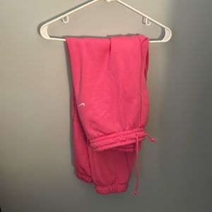 pink nike sweatpants